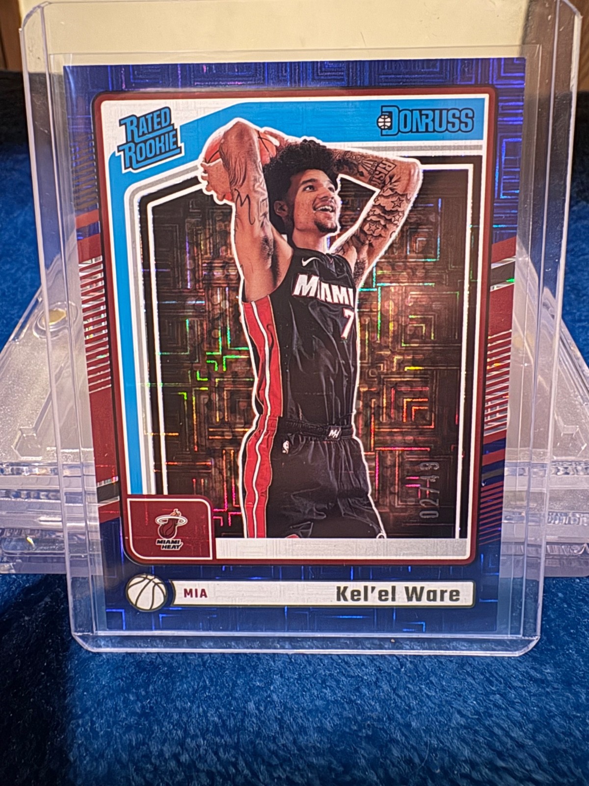 2024-25 panini donruss - kel'el ware choice blue /49 #221 (RC)