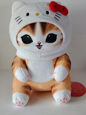 mofusand + Hello Kitty Sanrio Characters BIG Plushy Japan Authentic