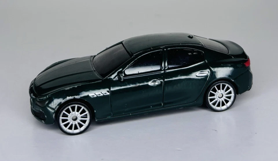 2016 Mattel 1:55 Scale Fast & Furious 7 • Green Maserati Ghibli [Loose] - Image 3 of 4