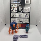 Vtg Transformers G1 Icepick Pretender Monstructor Outer Shell Robot & Back Plate