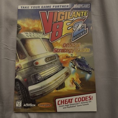 Vigilante 8 2nd Offense - BradyGames strategy guide - N64/PS1/DC - 1999 Rare