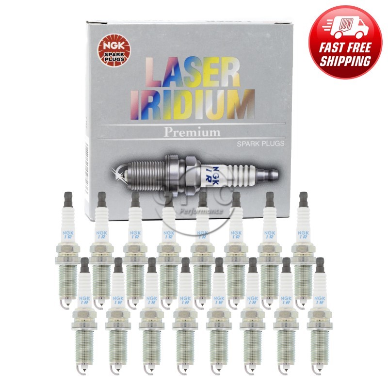 Genuine NGK Laser Iridium Spark Plug 16PCS for 2013-2018 Ram 2500 5.7L V8 CNG