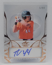 2024 Leaf Trinity Trent Caraway Auto #ed 5/99