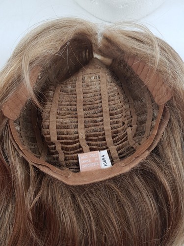Modacrylic Fiber Wig Straight Hair Light Brown Made in Indonesia Japan Petite - Picture 6 of 8