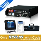 ECO-WORTHY 48V 100AH Lithium Battery UL9540A+ 48V 60A Charger+Battery  Monitor