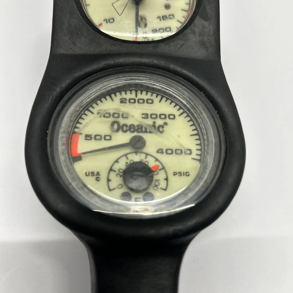 Consola Oceanic Scuba de doble calibre. Probado. Foto 2 de 4