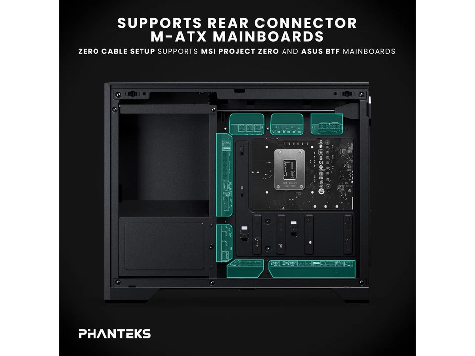 Phanteks XT M3, Compact Micro-ATX Gaming Chassis, High Airflow Performance Mesh, - Image 4 of 4