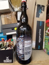 BOTTIGLIA VUOTA USATA BIRRA 2 LIT DOMODOSSOLA IDEA LAMPADA BAR LUME BOTTUGLIONE