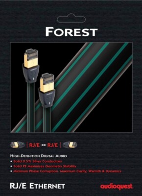 AudioQuest Forest RJ/E Ethernet Cable - 1.5 Meter - Authorized Dealer