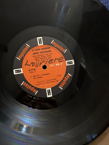 John Coltrane A Love Supreme Vinyl Impulse VG MONO FIRST PRESSING 1965 - Picture 15 of 24