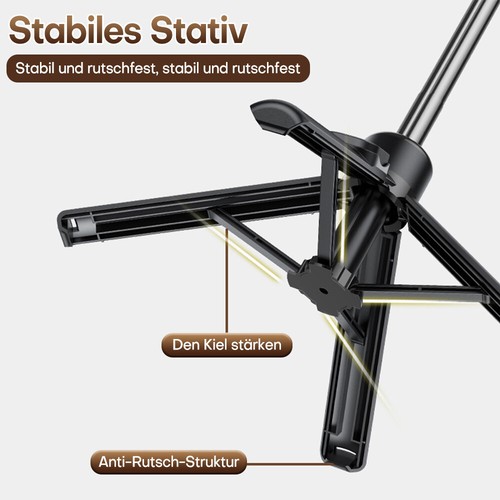 Smartphone Móvil Selfie Stick Bluetooth Trípode Telescopio Barra con Mando a Distancia - Imagen 9 de 17