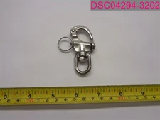 2 Pc. WJBPSP2.75IN NRC&XRC Swivel Eye Snap Shackle Quick Release Bail Rigging