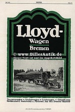 Lloyd-Wagen Me-Ka Karoseria Marki samochodów Pojazdy Samochód 1914 Silnik Oryginalny 211