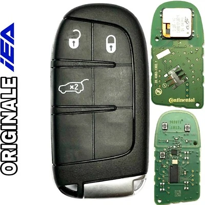ES IEA ELETTRONICA Chiave completa ORIGINALE IEA Italia JEEP Renegade telecomando keyless 2/3 Tasti