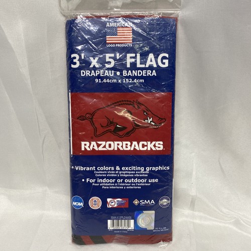 New Arkansas Razorbacks By American Logo Products Flag Large 3x5 | eBay