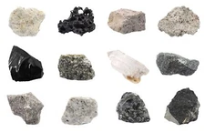 Introduction to Igneous Rocks Kit, 12 Pieces - Tech Cut Rocks by Eisco Labs