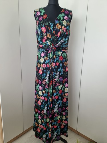 Together langes Maxikleid mit Blumenmuster Größe 16