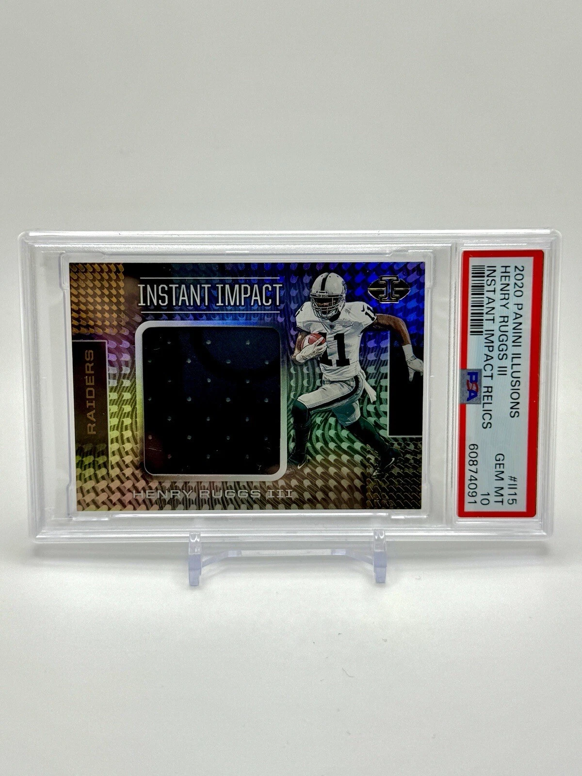 Henry Ruggs III Panini Illusions Instant Impact Relics #II15 Base