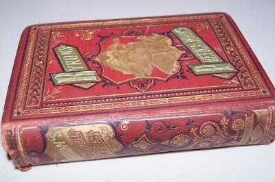 Lord Byron s Poetical Works 1857 Red Antique Illustrated Poems Poetry 1800s VTG