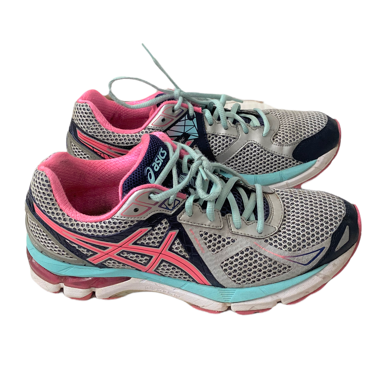 Asics Dynamic Pink and Gray Sneakers ASICS GEL-NYC Sneakers - Concrete/Light Pink (Gray and Pink) main image 3