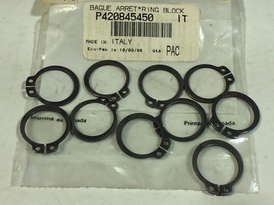 QTY 10 OEM BRP LOCK RING 420845450