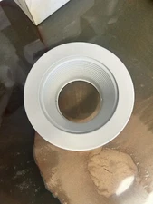 Topaz 4" Line Voltage Trim White Baffle / White Ring TRIM