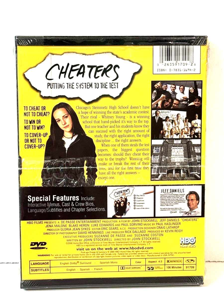 Cheaters Putting System to Test DVD Jeff Daniels & Jena Malone