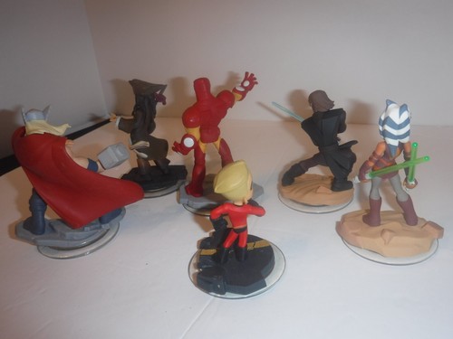 Disney Infinity Characters, Iron Man, Thor, Anakin, Asoka - Picture 2 of 3