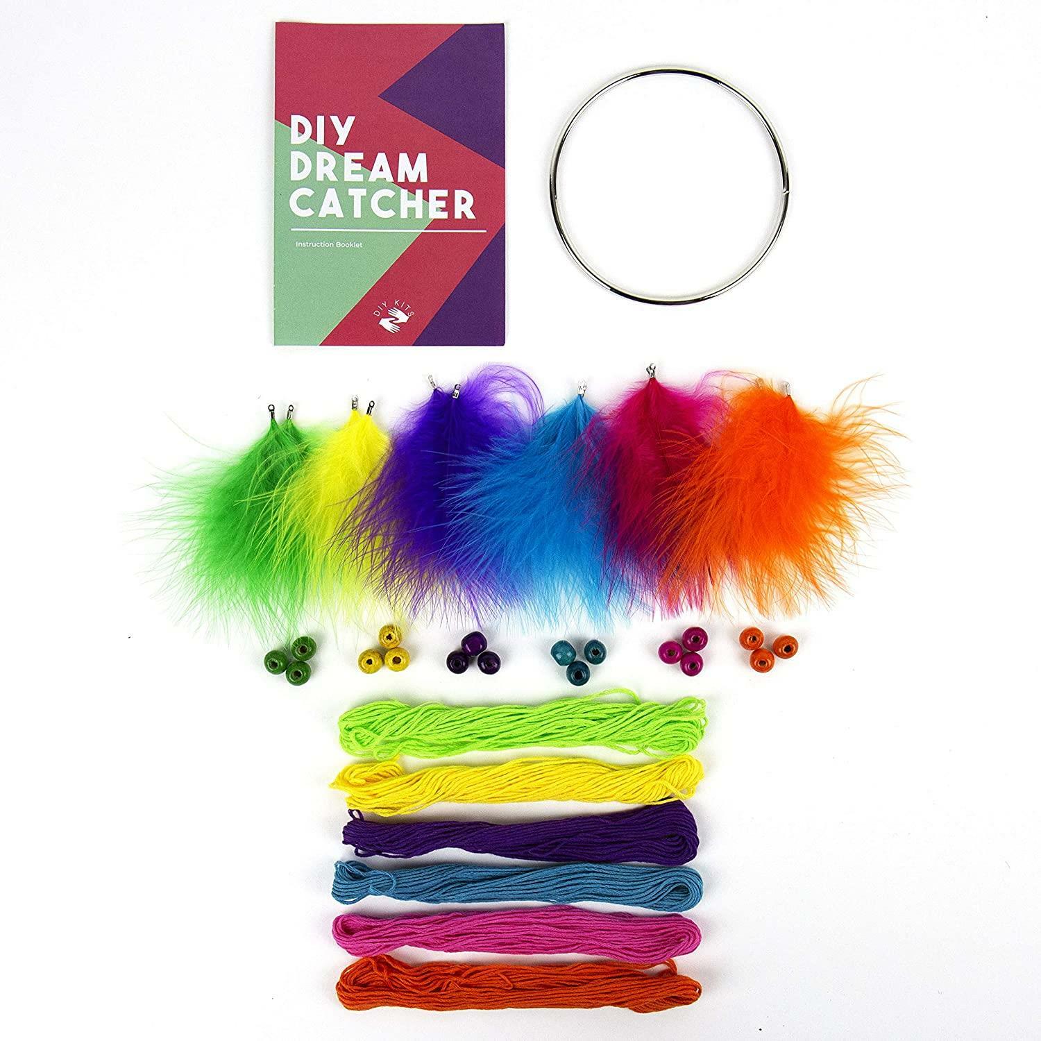 Gift Republic DIY Kit Make Your Own Multicolour Dream Catcher Home Bedroom Gift