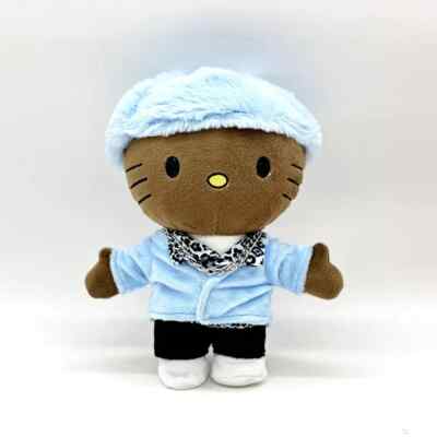 Hello Kitty Tyler der Schöpfer blauer Hut Kleidung Plüsch Puppe Figur Stofftiere