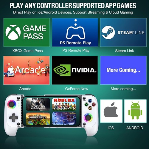 Rechargeable Mobile Game Controller with Extended Playtime and Camera Protection - Picture 4 of 10