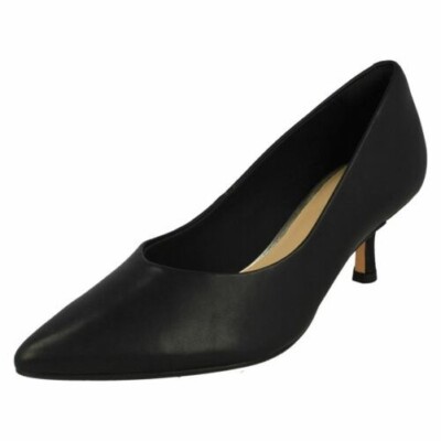 Donna Clarks Violet55 Tribunale Gattino Tacco a Punta Décolleté