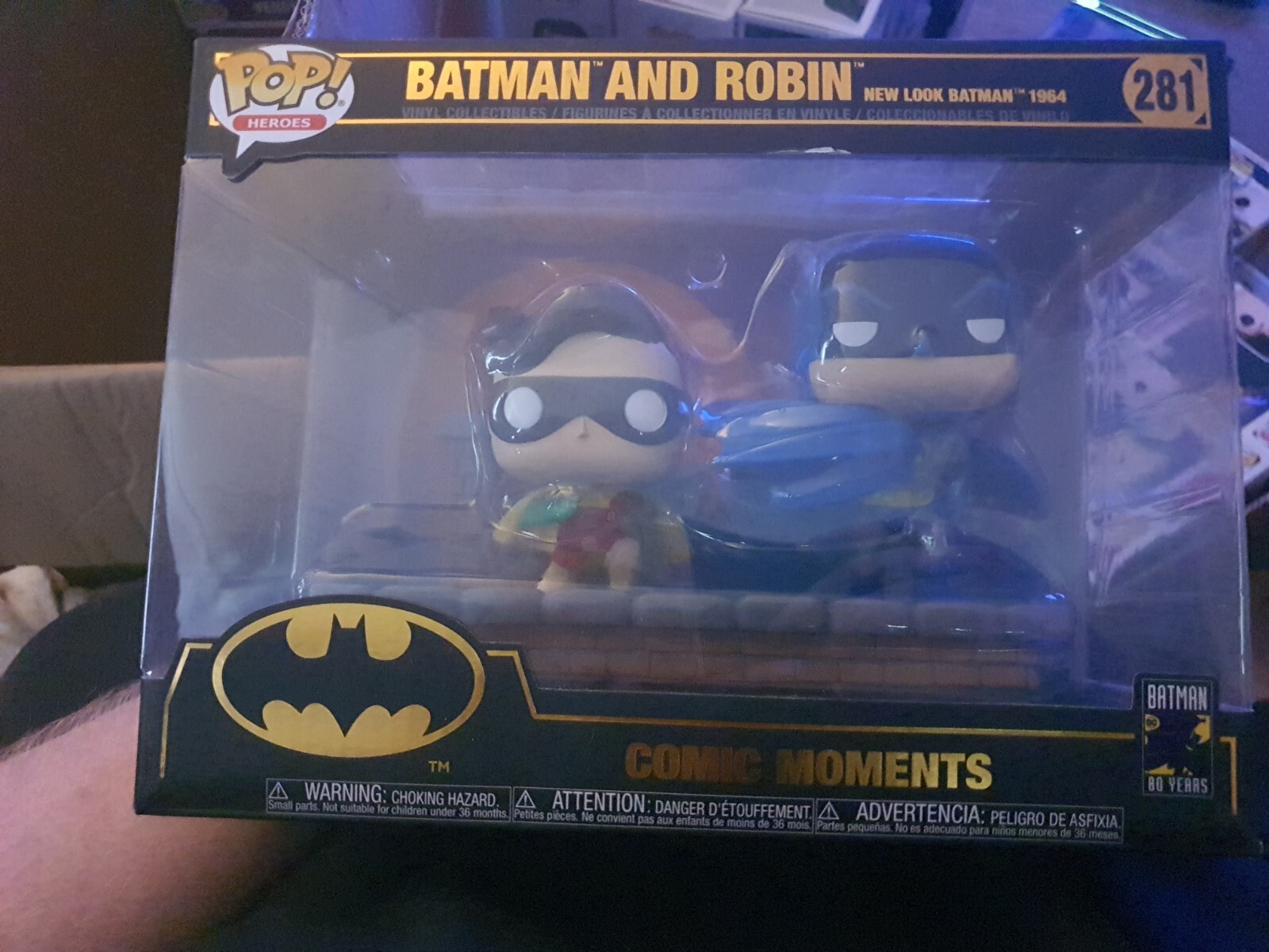 Funko Pop Heroes #281 Batman &Amp; Robin 1964 Cómic Momentos 80 Años Batman En Caja