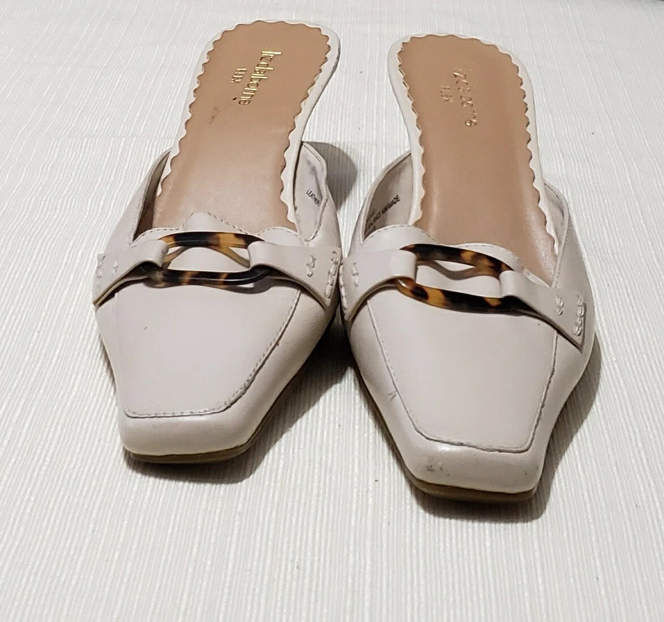 Chinelos femininos Lizclairborne Flex com dedos fechados bronzeado tamanho 8M - Imagem 3 de 4