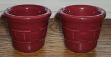 Longaberger Votive Cups Set of 2 - Paprika USA Made
