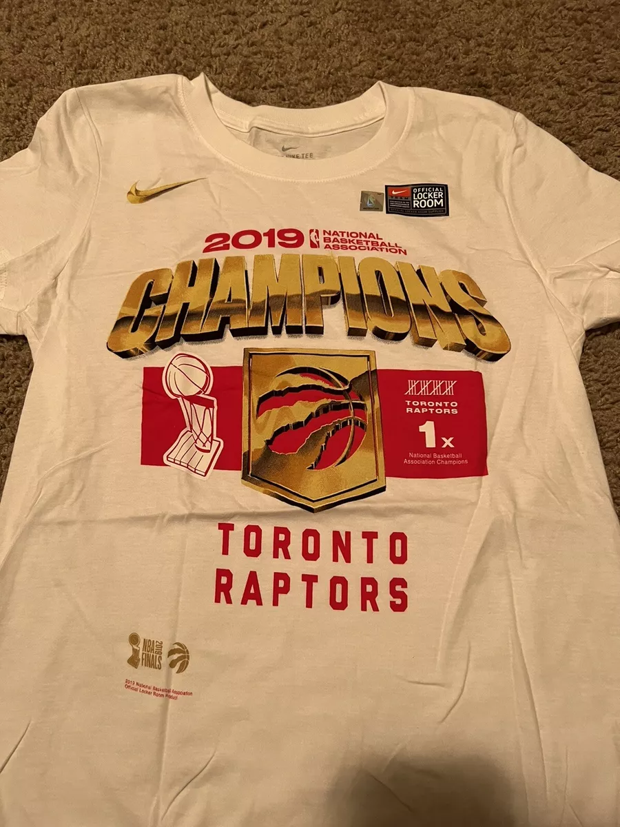 Men's Nike White Toronto Raptors 2019 NBA Finals Champions - Locker Room  Long Sleeve T-Shirt