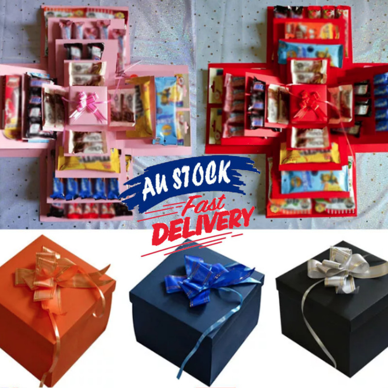 Explosion Box DIY Surprise Gift Boxes Handmade Snack Box Birthday Anniversary AU