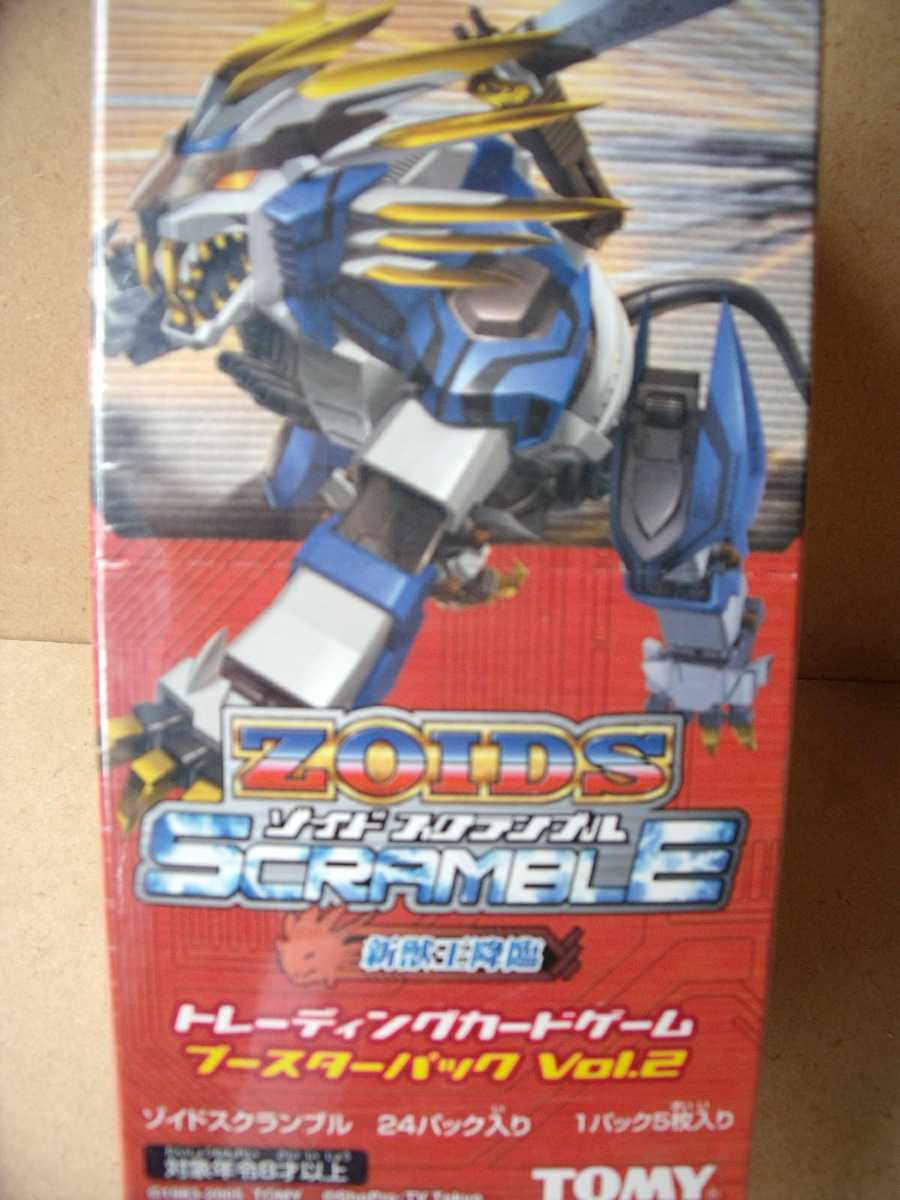 TOMY ZOIDS SCRAMBLE トレーディングカードゲーム Tomy Zoids Scramble Trading Card Game Booster Pack vol.2 1Box Toy