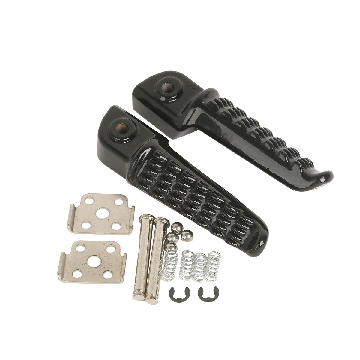 グローブ、 Rear Footrests Foot Pegs Fit For Kawasaki Ninja ZX-6R 1998