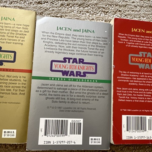 3SET Star Wars “Young Jedi Knights” by Anderson, Alderaan, Under Siege, Alliance - Imagen 7 de 8