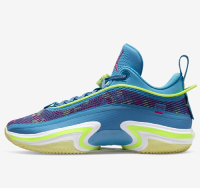 Air Jordan 36 Low Luka Doncic PF Laser Blue Green DN4195-430 Size