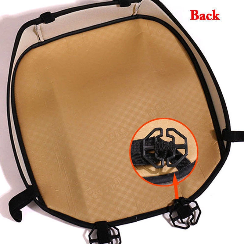 Cojín transpirable protector de cuero PU envolvente completo para funda de asiento delantero de automóvil Foto 4 de 4