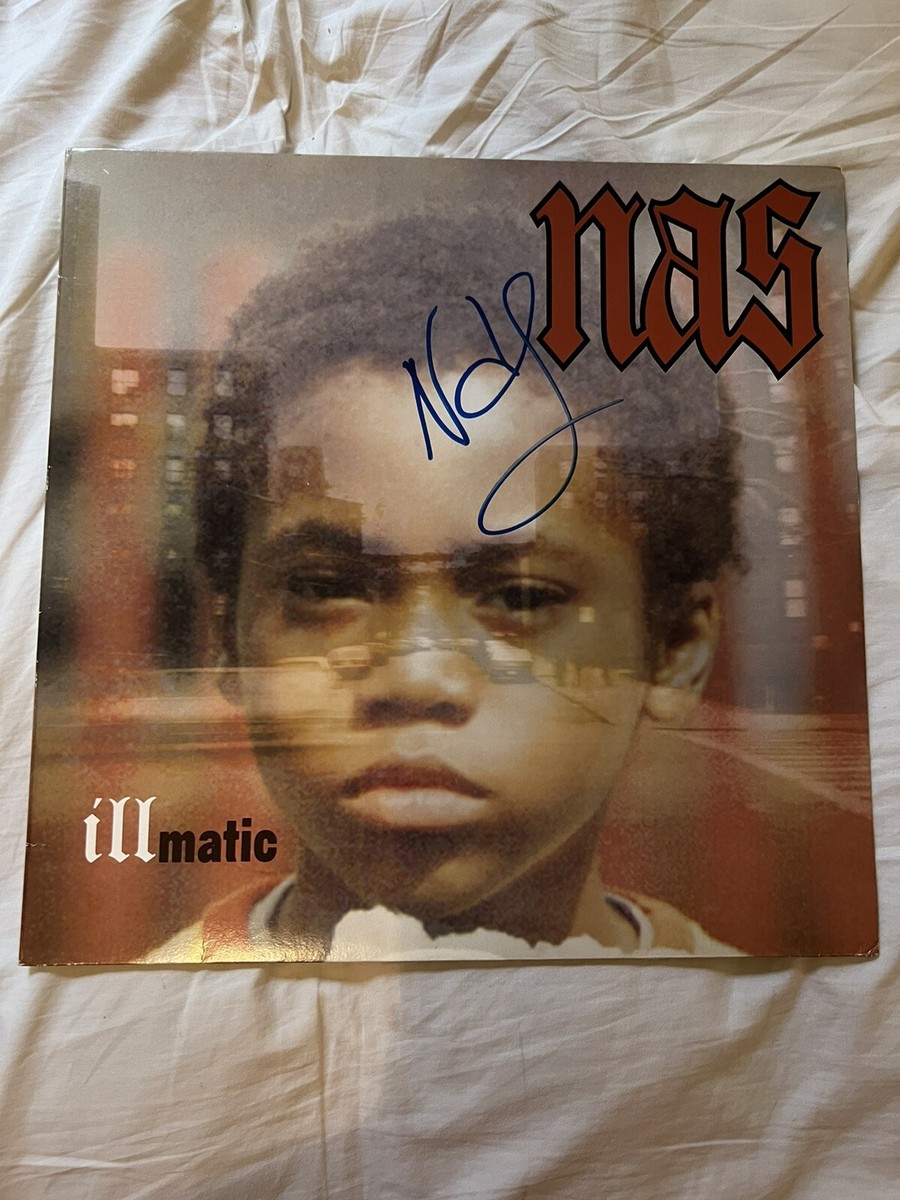 NAS ILLMATIC VINYL SIGNED AUTOGRAPH AUTOGRAPHED ALBUM | eBay