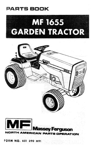 Tractor Parts Service Repair Manual Fits Massey Ferguson Mf 1655 For Mf1655 Ebay