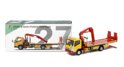 Tiny City MC27 Isuzu Nseries Flatbed Tow Truck Yellow 466 for sale