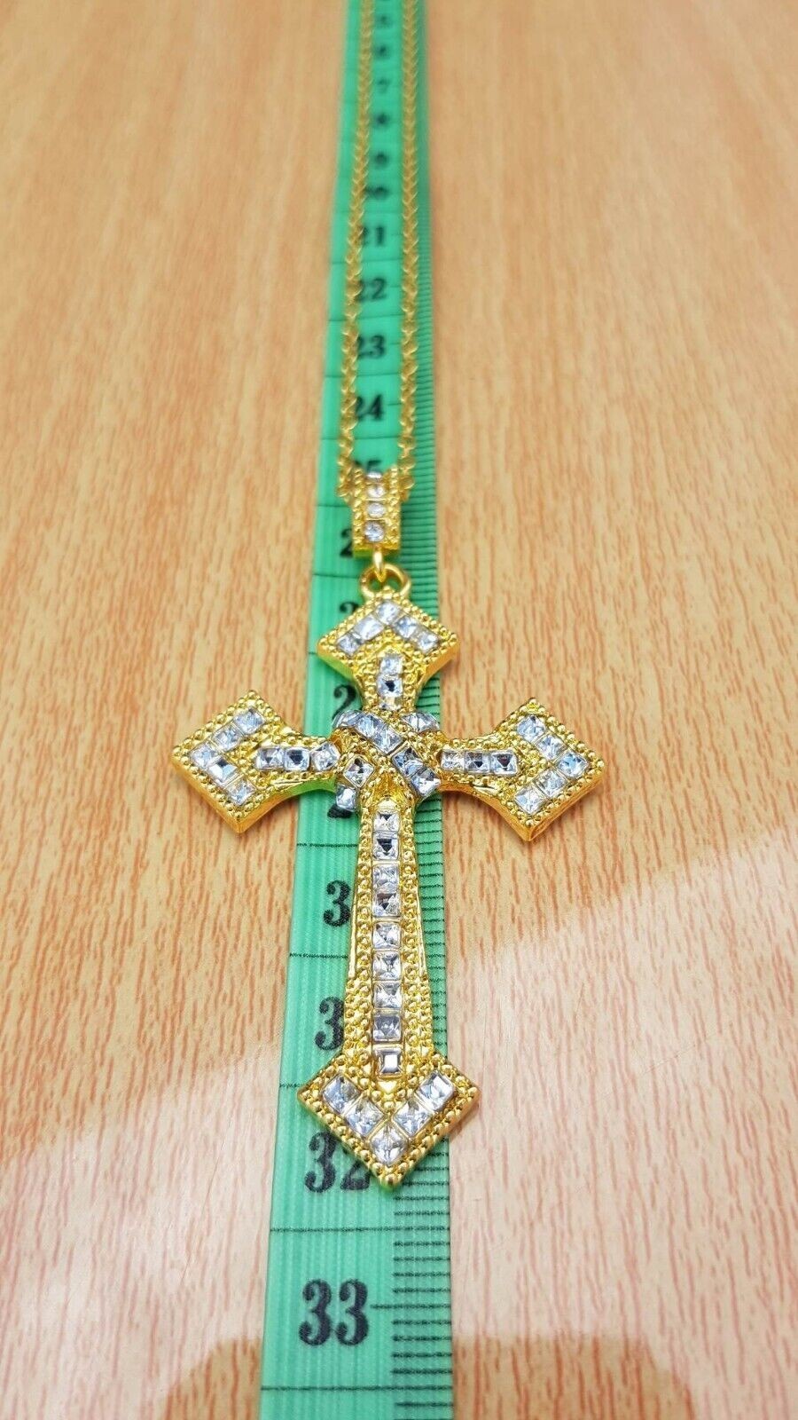 Jesus necklace Virgin Mary cross gold crucifix bible chain pendant mens gift UK eBay
