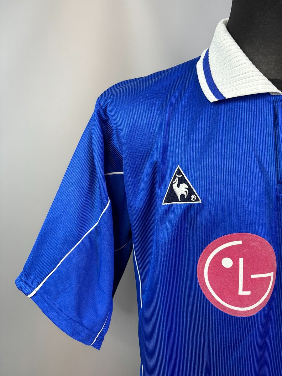 LEICESTER CITY 2001 2002 HOME SHIRT FOOTBALL SOCCER LE COQ SPORTIF