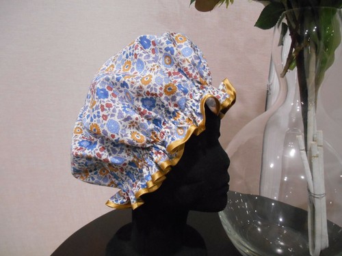 LIBERTY SHOWER CAP -TANA LAWN- 50 DESIGNS -by CONNIE CLASSICS -MADE IN AUSTRALIA - Picture 8 of 41