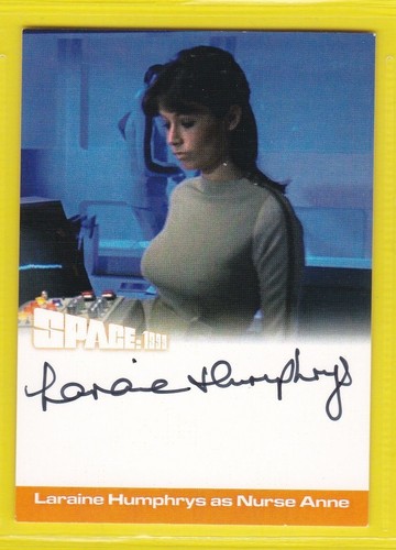 SPACE 1999 series 2, AUTO CARD LH1, LARAINE HUMPHRYS - UNSTOPPABLE CARDS 2018 - Picture 1 of 2