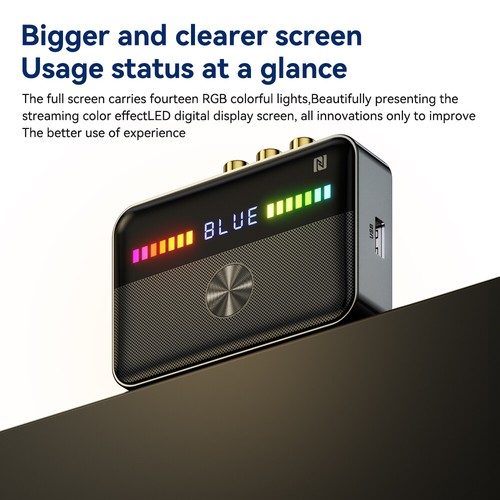Bluetooth Transmitter Empfänger 5.3 Sender 2in1 Audio Adapter TV Kopfhörer MUSIK - Bild 9 von 23